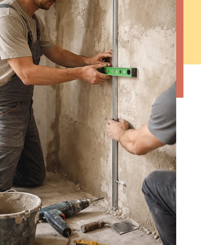 Установка штукатурных маяков в Глазове от 7142 руб. — быстро и недорого | ОТДЕЛОЧНИК-Глз