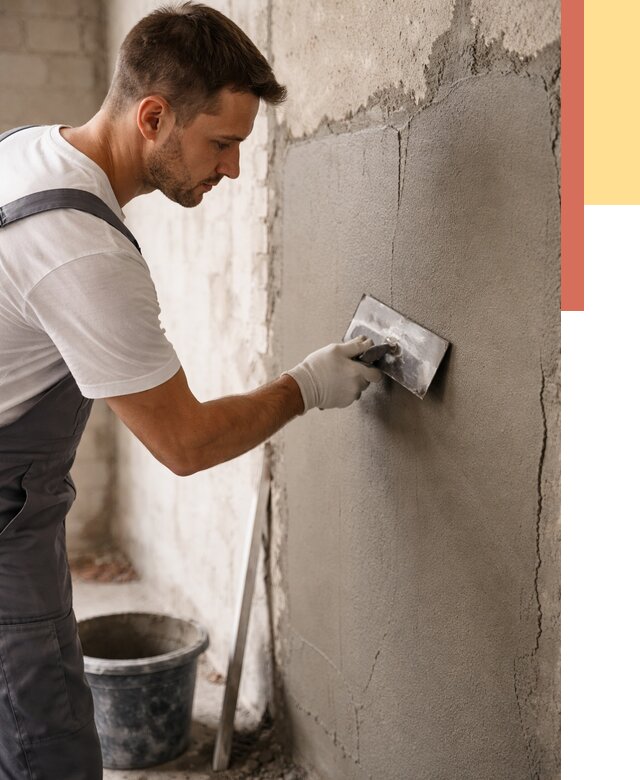 Штукатурка стен под плитку в Глазове от 4285 руб./м2 — выравнивание под плитку | ОТДЕЛОЧНИК-Глз