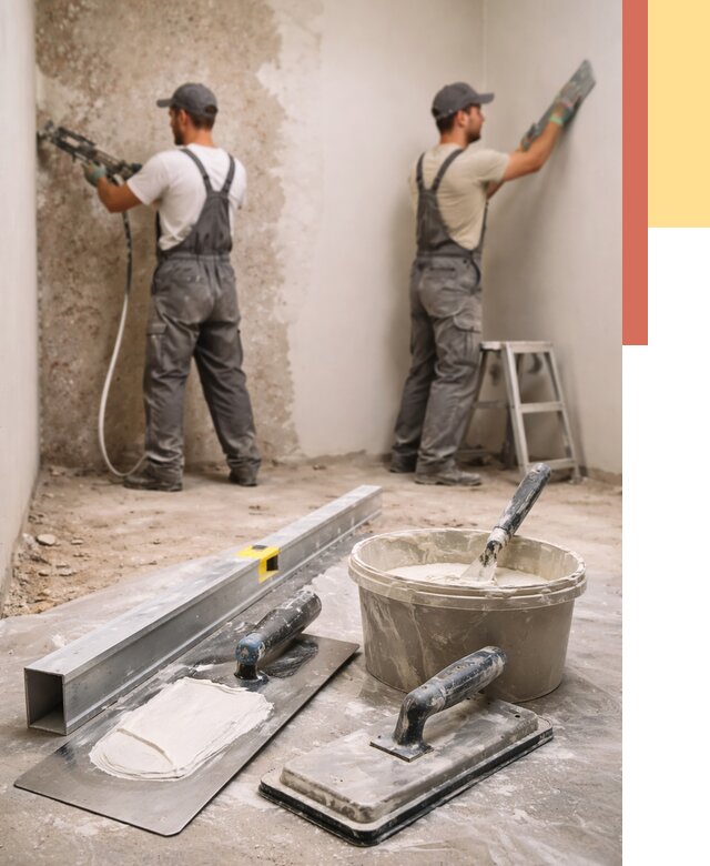 Штукатурка стен под обои в Глазове от 4591 руб./м2 — выравнивание под обои | ОТДЕЛОЧНИК-Глз