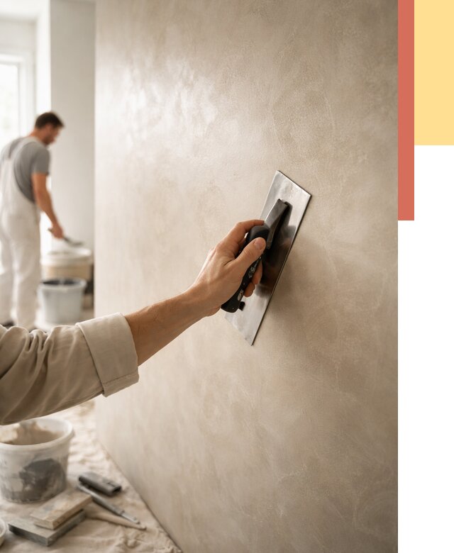 Венецианская штукатурка в Глазове от 3571 руб/м² — нанесение стен под ключ | ОТДЕЛОЧНИК-Глз