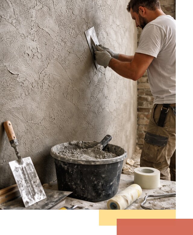 Декоративная штукатурка лофт в Глазове — отделка стен и потолков