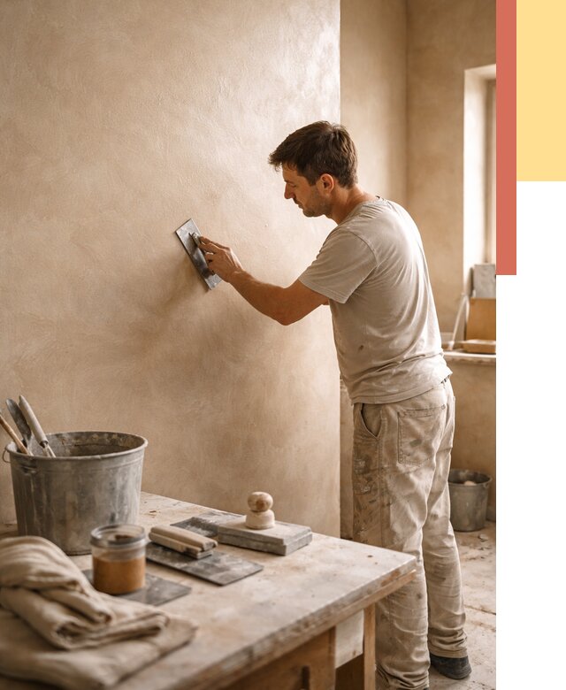 Марокканская штукатурка таделакт в Глазове под ключ от 4285 руб. | ОТДЕЛОЧНИК-Глз