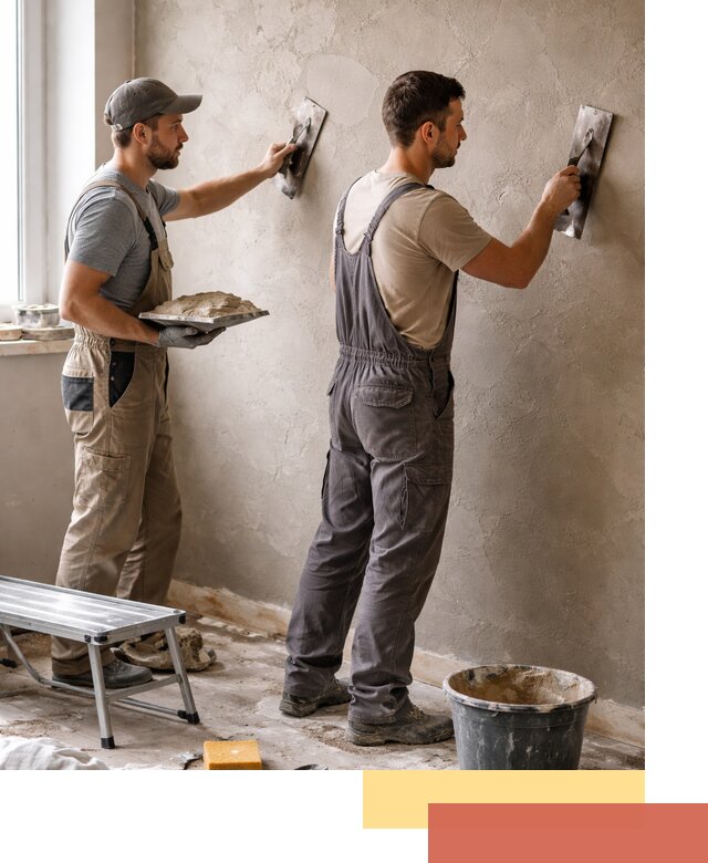 Ремонт декоративной штукатурки и восстановление фактуры в Глазове