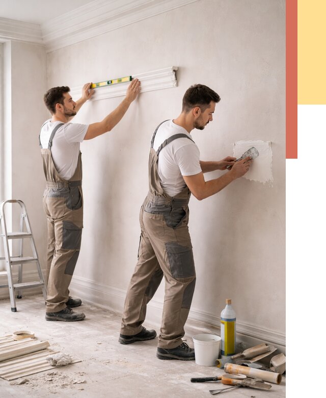 Монтаж лепнины на стены в Глазове от 4591 руб. — недорого, быстро | ОТДЕЛОЧНИК-Глз