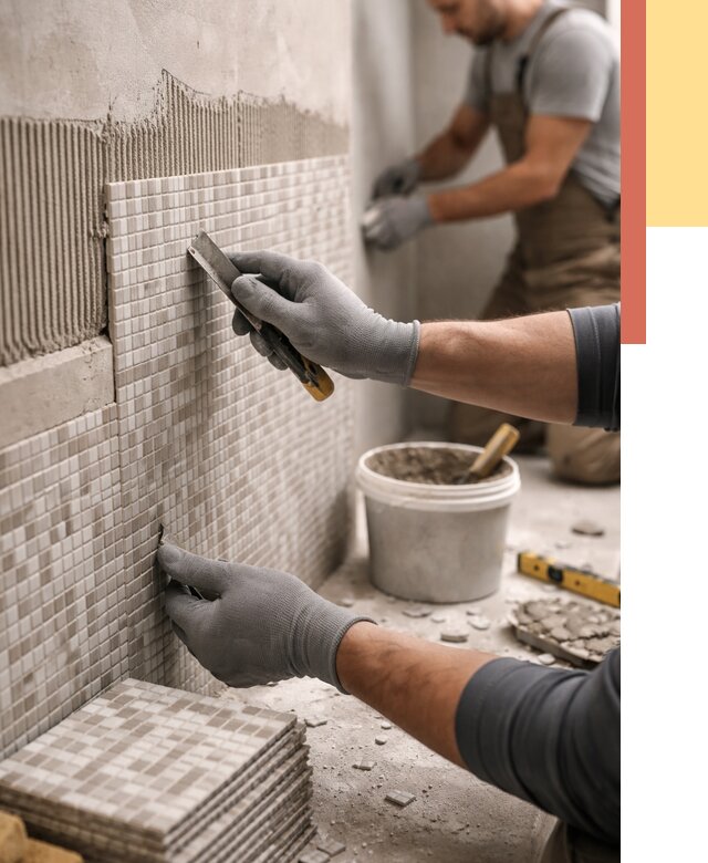 Облицовка стен мозаикой в Глазове от 3265 руб/м2 — укладка мозаики на стены | ОТДЕЛОЧНИК-Глз