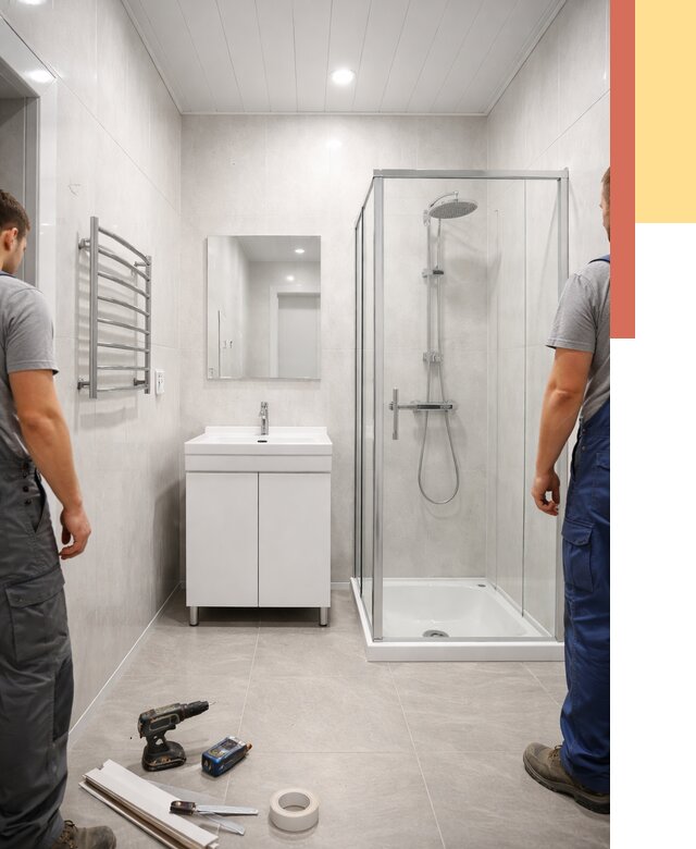 Отделка ванной комнаты панелями ПВХ в Глазове от 4591 руб. за м2 | ОТДЕЛОЧНИК-Глз