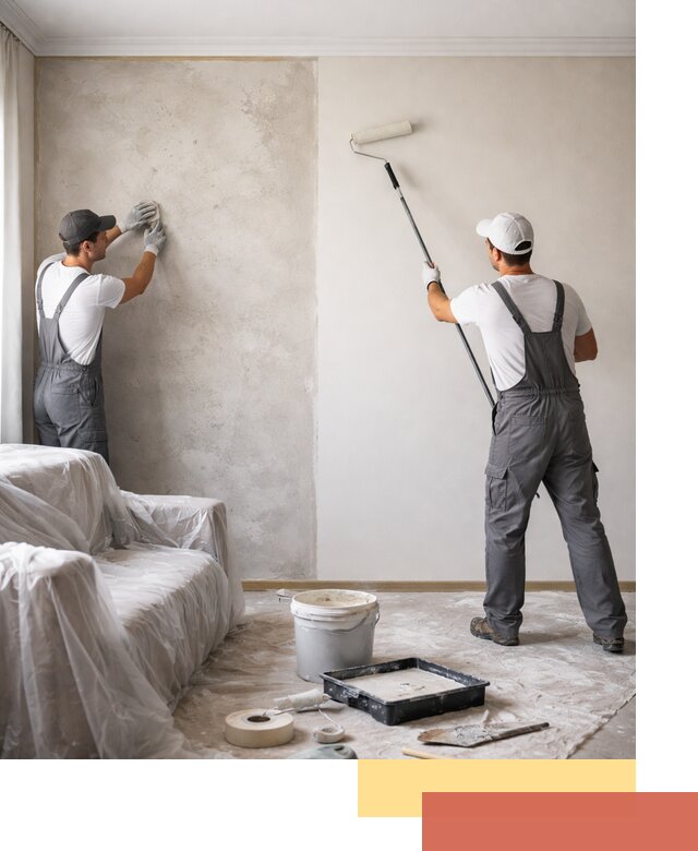 Покраска стен антивандальной краской в Глазове