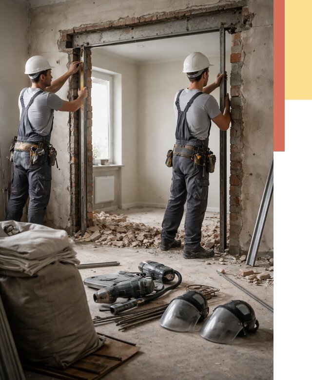 Расширение дверного проема в Глазове от 12754 руб. под ключ | ОТДЕЛОЧНИК-Глз