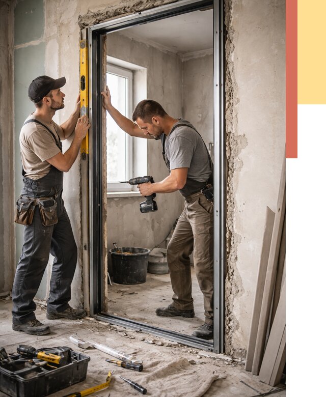 Закладка дверного проема в Глазове от 3571 руб. — быстро и недорого | ОТДЕЛОЧНИК-Глз