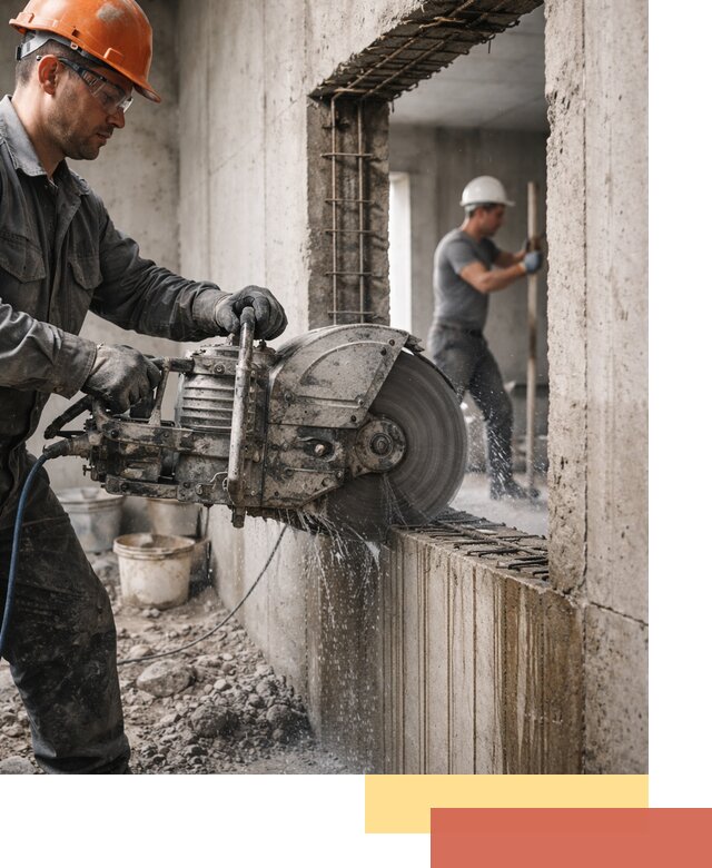 Алмазная резка проемов в Глазове быстро и точно