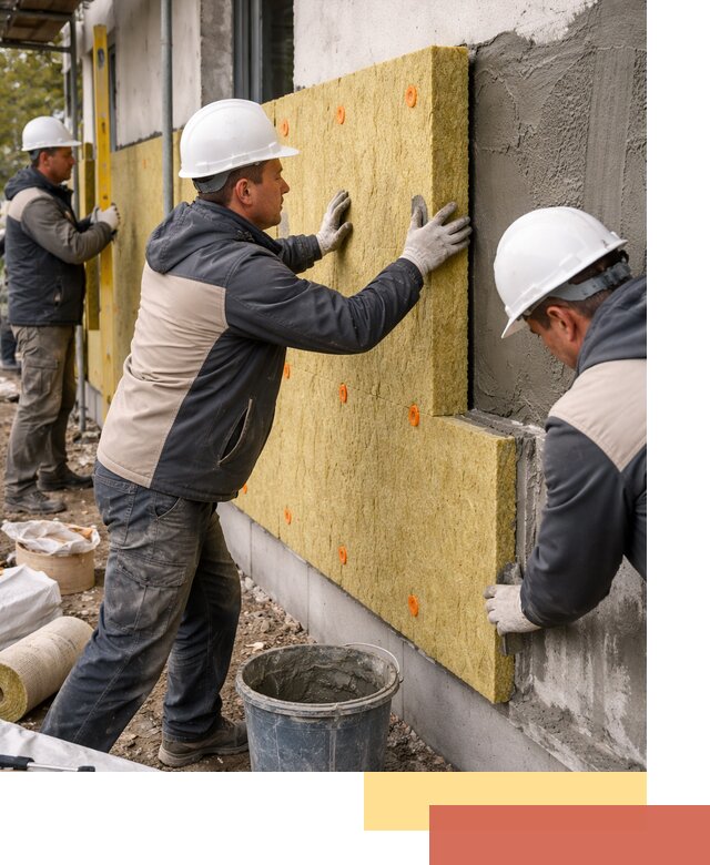 Утепление стен минватой в Глазове — тепло и звукоизоляция