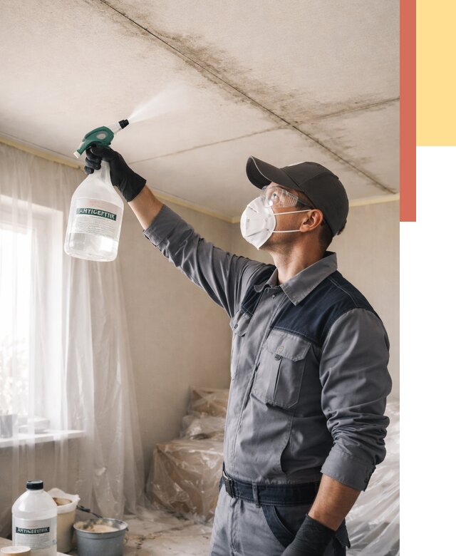 Антисептическая обработка потолка в Глазове от 2551 руб. | ОТДЕЛОЧНИК-Глз