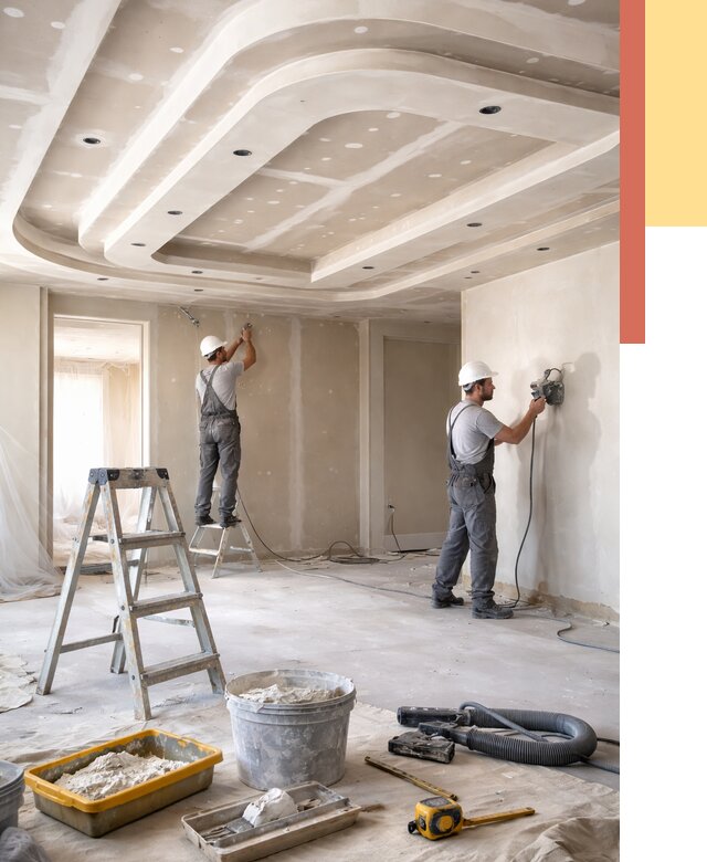 Многоуровневый потолок из гипсокартона в Глазове от 765 руб. под ключ | ОТДЕЛОЧНИК-Глз