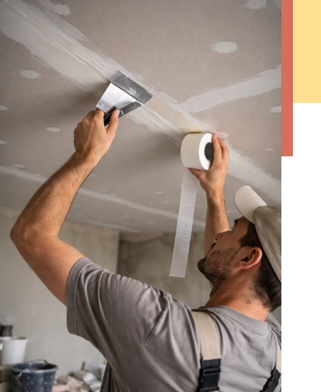 Обработка швов потолка ГКЛ в Глазове от 7652 руб. под ключ | ОТДЕЛОЧНИК-Глз