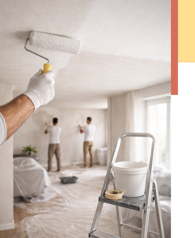 Покраска потолка акриловой краской в Глазове от 2551 руб. | ОТДЕЛОЧНИК-Глз