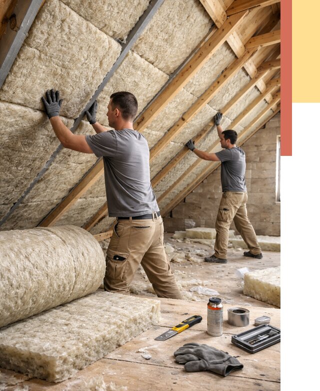 Утепление потолка минватой в Глазове от 1479 руб. — быстро и недорого | ОТДЕЛОЧНИК-Глз